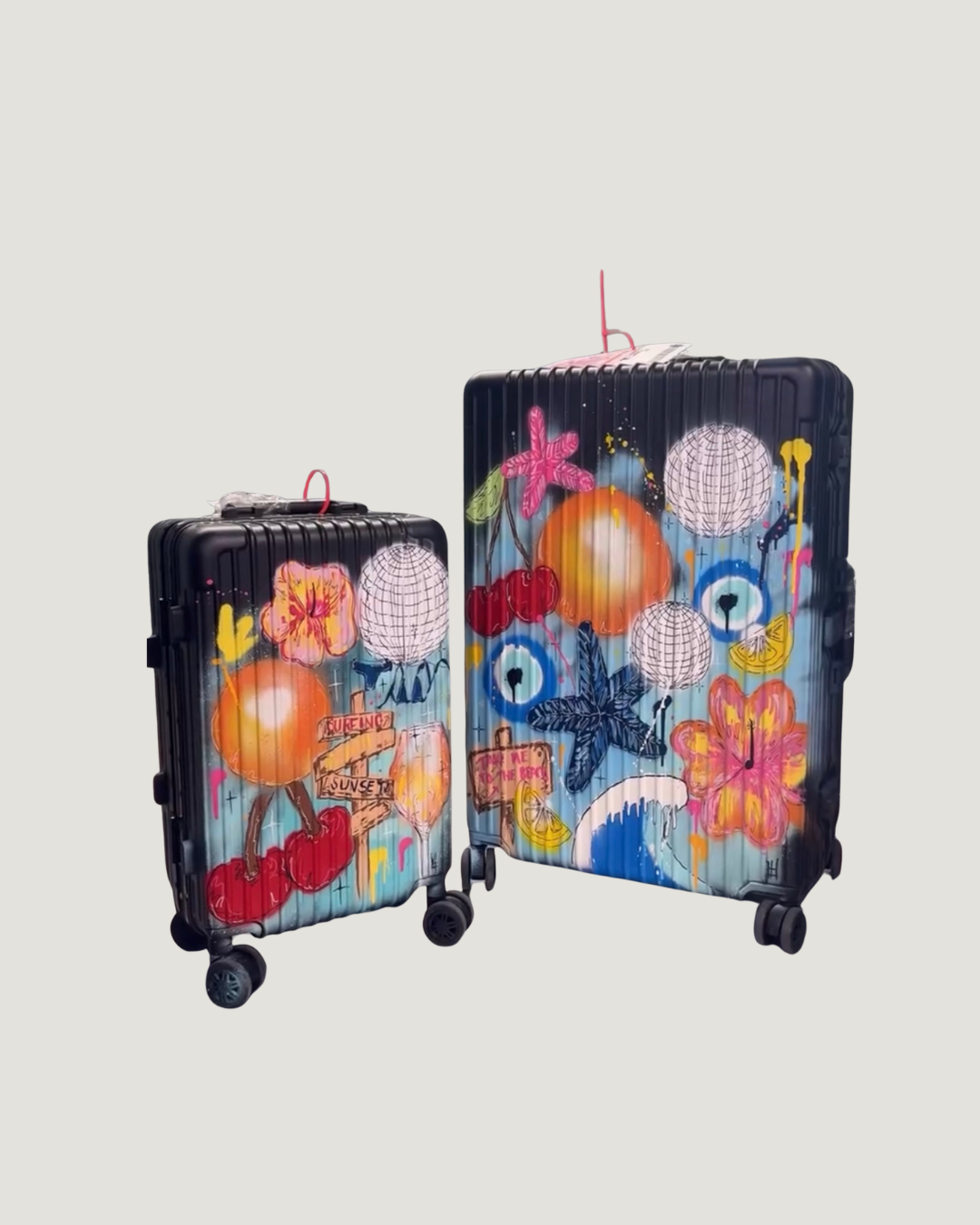 2. Custom Cabin Suitcase (Black)