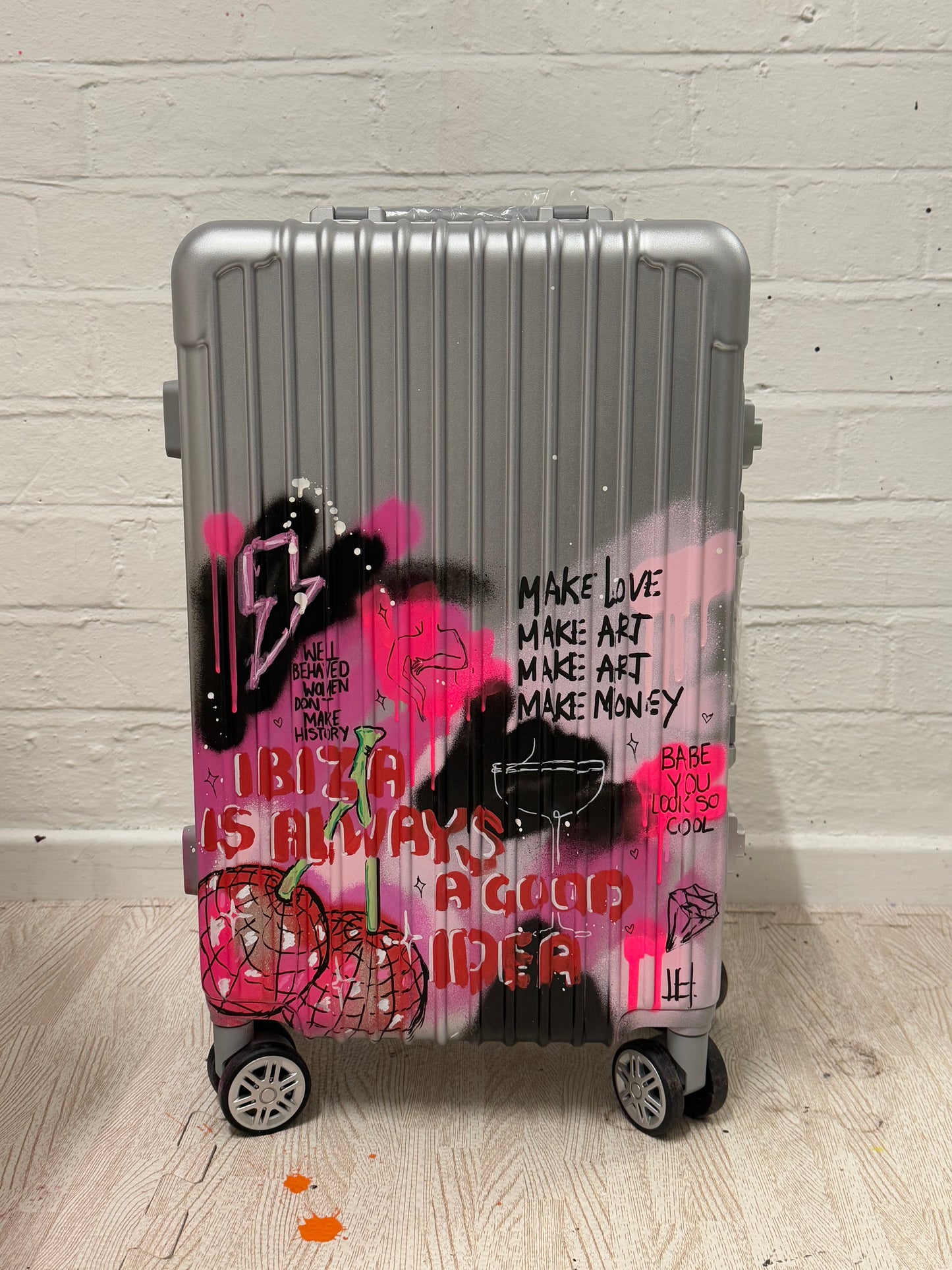 Custom Suitcase Cabin (Silver)